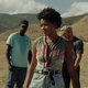 (from left) OJ Haywood (Daniel Kaluuya), Emerald Haywood (Keke Palmer) and Angel Torres (Brandon Perea) in ‘Nope’.